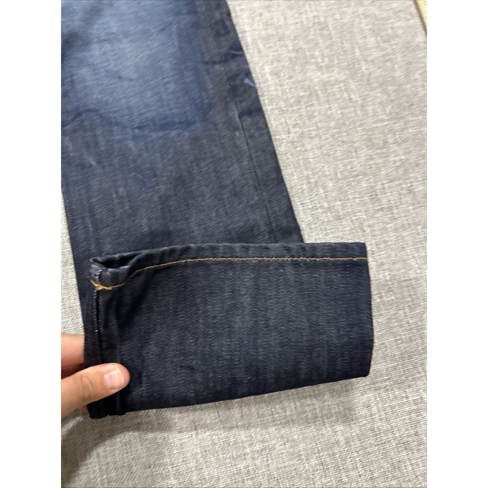 Diesel Larkee Jeans Mens 31x32 Relaxed Button Fly Romania 0073N Straight Denim - Picture 4 of 16